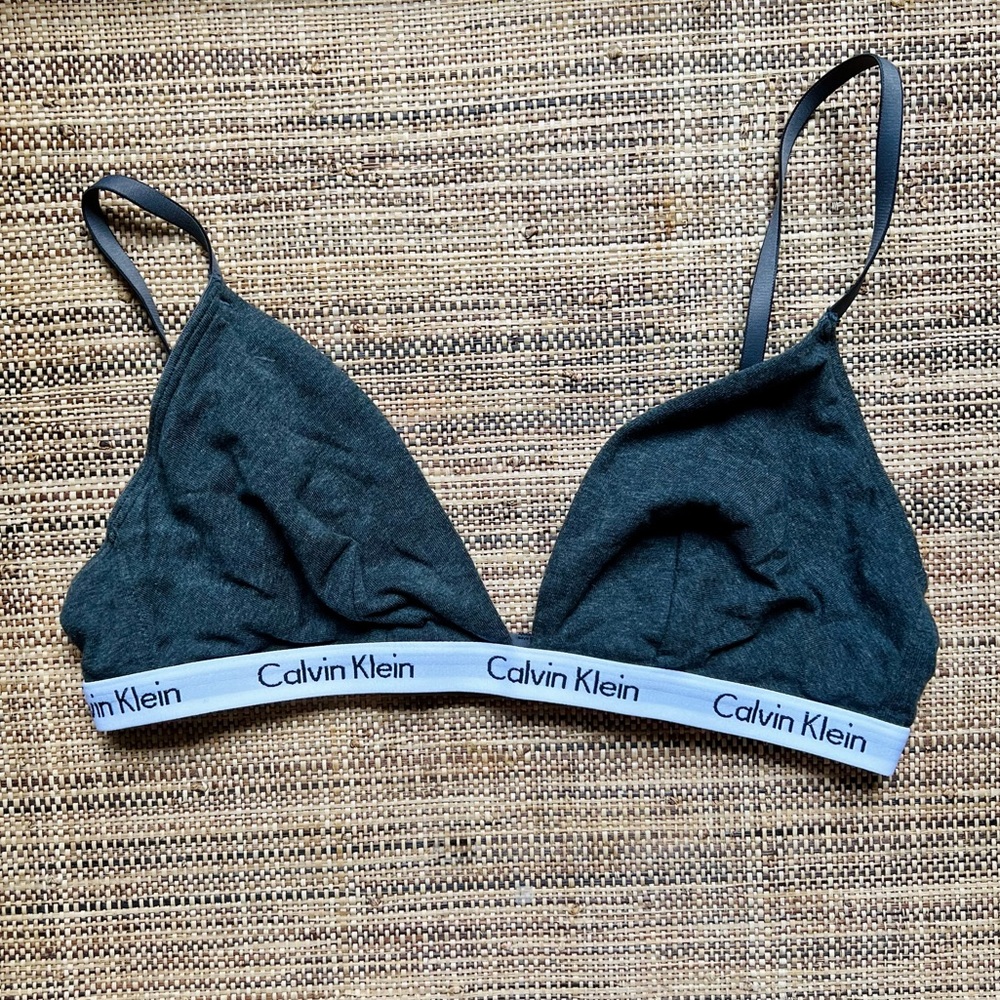 NWOT Calvin Klein Carousel Triangle Bralette M